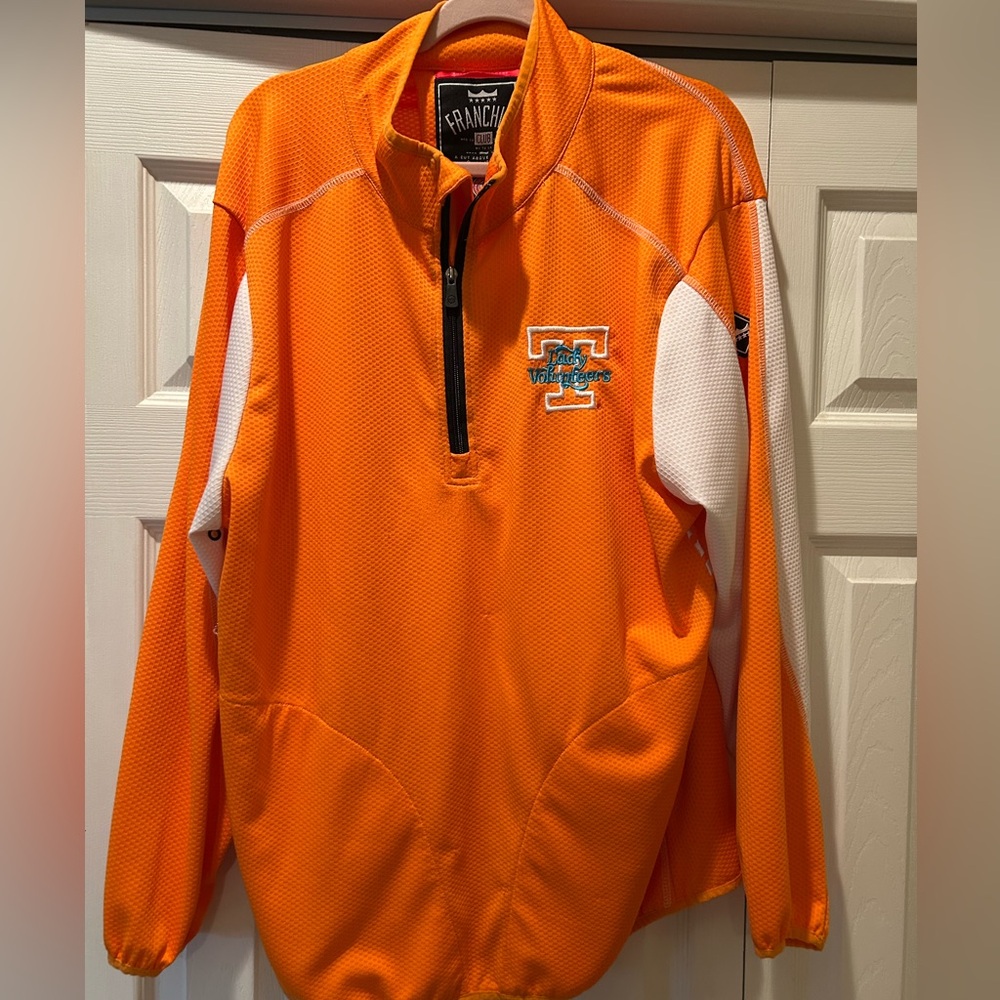 Orange Quarter-Zip Pullover with TN Lady Vols logo